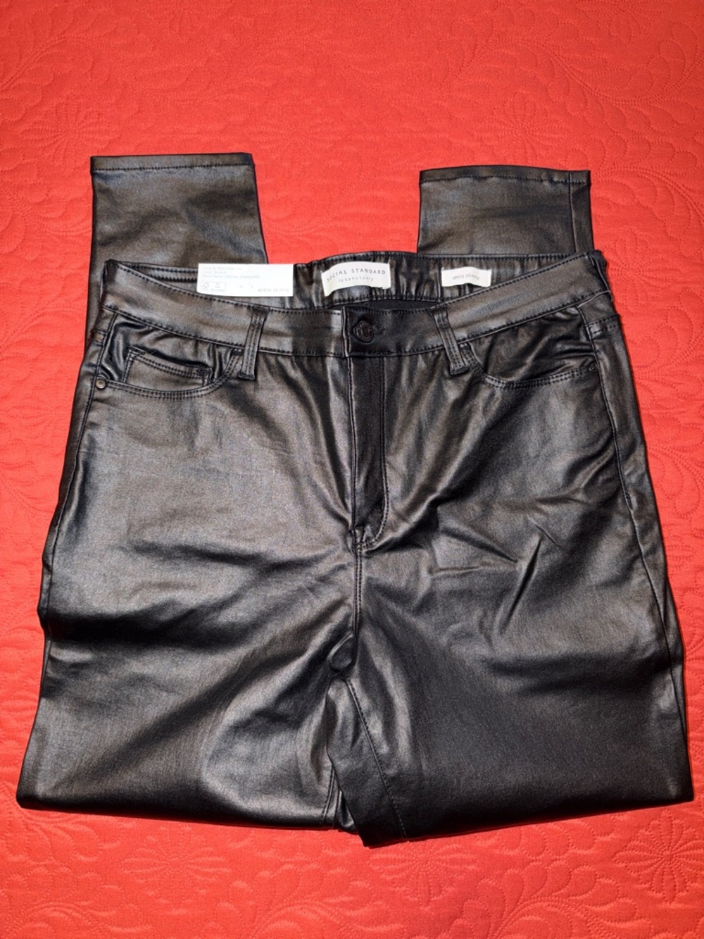 Sanctuary Black Ankle Skinny Pants - Social Standard